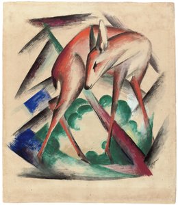 Hjort, 1912 av Franz Marc