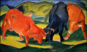 Kampkyr, 1911. av Franz Marc
