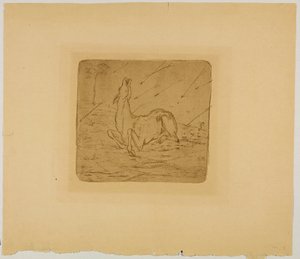 døende hjort av Franz Marc