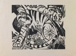 Tiger av Franz Marc