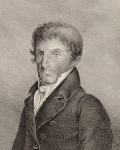 Portrett av komponisten Antonio Salieri 1750-1825, ca 1835. av Franz Oehme