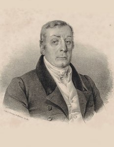 Portrett av dirigenten og komponisten Joseph Weigl 1766-1846, ca. 1830. av Franz Oehme