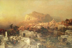 Capri, ca. 1870-79 (olje på lerret)