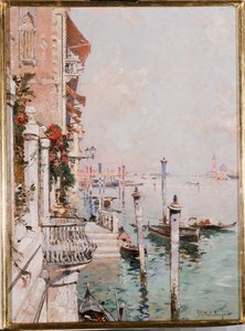 Canal Grande, Venezia av Franz Richard Unterberger
