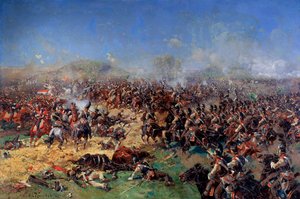 Slaget ved Borodino 26. august 1812. Tredje fransk angrep, 1913.