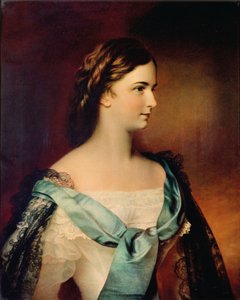 Portrett av keiserinne Elisabeth av Østerrike.