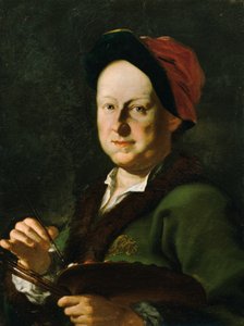 Slagmaleren August Querfurt av Franz Sebald Unterberger