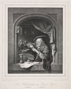 The Writing-Master of the Old Schoolmaster, 1836.