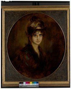 Portrett av en prinsesse Aldobrandini av Franz Seraph von Lenbach