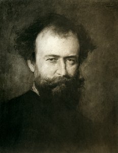 Wilhelm Busch av Franz Seraph von Lenbach