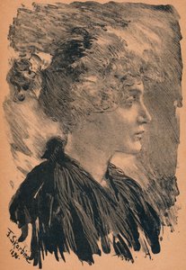 Skisse av F. Skarbina, 1896, 1898