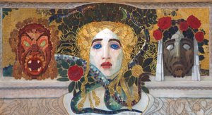 Design for en mosaikk av Franz Thiele