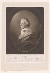 Portrett av Johann Huncžovsky Joh. Huncžovsky / Chirurgiae Professor (tittel på objekt) av Franz Wrenk