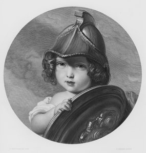 Amazonas, Portrett av HKH Prinsesse Helena, fra bildet i Den Kongelige Samling (gravering)