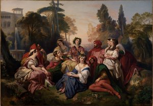Decamerone av Franz Xaver Winterhalter