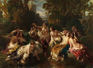 Florinda, 1853 av Franz Xaver Winterhalter