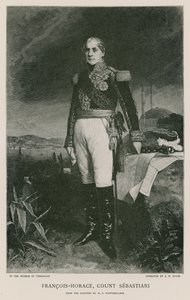 Horace Francois Bastien Sebastiani fra La Porta av Franz Xaver Winterhalter