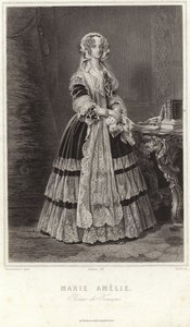 Maria Amalia fra Napoli og Sicilia av Franz Xaver Winterhalter