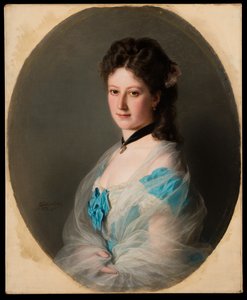 Portrett av Olga von Grunelius av Franz Xaver Winterhalter