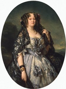 Portrett av prinsesse Sophia Radziwill, 1864 av Franz Xaver Winterhalter