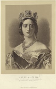 Portrett av dronning Victoria av Franz Xaver Winterhalter