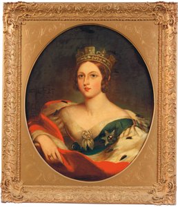 Portrett av dronning Victoria av Franz Xaver Winterhalter