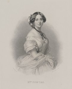 Portrett av operasangerinnen Henriette Sontag 1806-1854, ca. 1850. av Franz Xaver Winterhalter