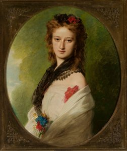Portrett av Zofia Zamoyska, født Potocka (1851-1927) av Franz Xaver Winterhalter