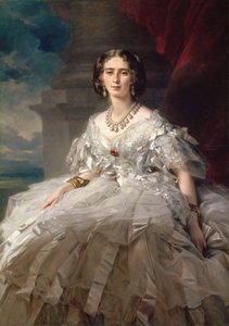 Prinsesse Tatiana Youssoupov (Ioussoupov, Youssoupoff) - Portrett av prinsesse Tatiana Yusupova (1828-1879), av Winterhalter, Franz Xavier (1805-1873). Olje på lerret, ca. 1858. Mål: 148x104 cm. State Hermitage, St. Petersburg av Franz Xaver Winterhalter