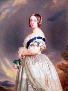 Dronning Victoria (1819-1901) 1842 av Franz Xaver Winterhalter