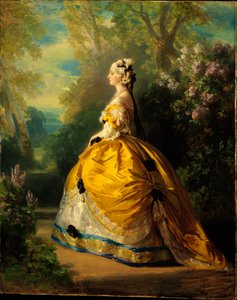 Keiserinne Eugénie (Eugénie de Montijo, 1826-1920, Condesa de Teba) av Franz Xaver Winterhalter