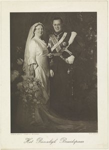 Portrett av Juliana, dronning av Nederland, og Bernhard van Lippe-Biesterfeld av Franz Ziegler