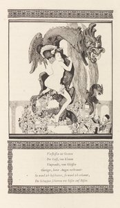 Illustrasjon for Den vakre jenta av Pao av ​​Otto Julius Bierbaum, 1909-1910.