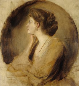 Margarethe von Mute (?) av Franz von Lenbach