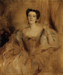 Mary Lady Curzon fra Kedleston av Franz von Lenbach