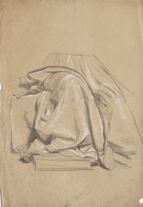 Draperiestudie av Franz von Matsch