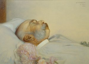 Keiser Franz Joseph I på dødsleie