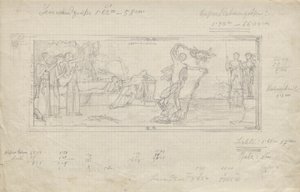 Danser på en gammel gresk teaterscene av Franz von Matsch
