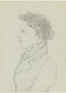 Franz Schubert 1797-1828, i en alder av 17 år, ca 1814 av Franz von Schober