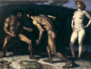 Kamp for en kvinne av Franz von Stuck