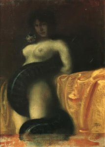 Slangekvinnen av Franz von Stuck