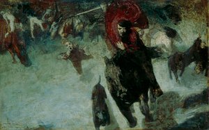 Vânătoarea sălbatică norvegiană av Franz von Stuck