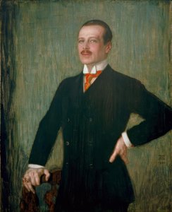 Ernst Ludwig av Hessen / Gem. Stykke av Franz von Stuck