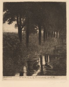 Ørretdam av Franz von Stuck