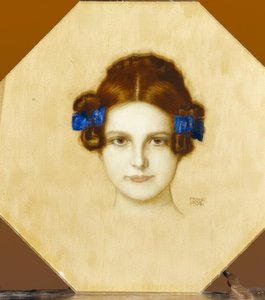 Franz von Stuck, Mary med blå bånd av Franz von Stuck