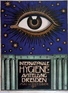 Plakat for den første internasjonale hygieneutstillingen i 1911, 1911