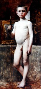 Ung gutt, ca. 1911 (olje på lerret) av Franz von Stuck