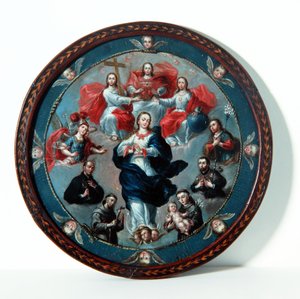 Nuns Shield (olje på kobber)