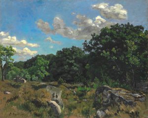 Landskap ved Chailly, 1865.