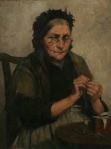 Livets tråd går jevnt som ennå, 1885 av Fred Millard